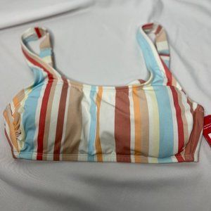 New Xhilaration Juniors' Scoop Neck Bralette Bikini Top Multi D/DD Cup NWT